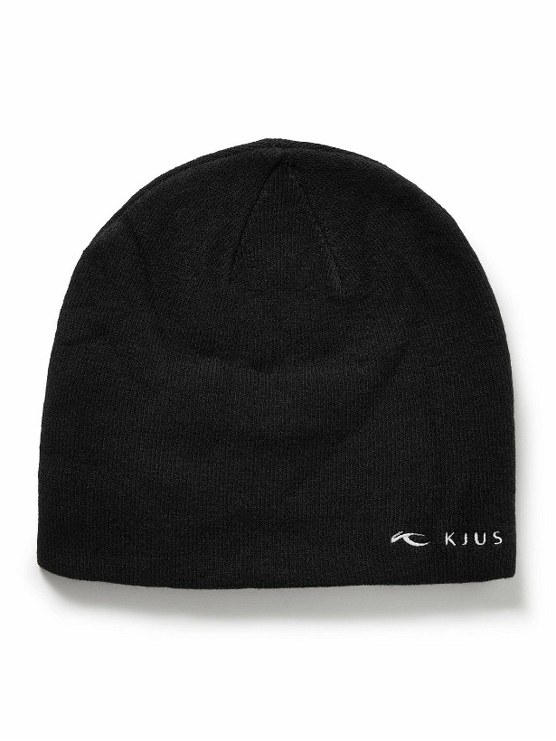 Photo: Kjus - Logo-Embroidered Ribbed-Knit Ski Beanie