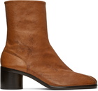 Maison Margiela Brown Camel Tabi Boots