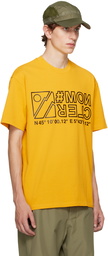 Moncler Grenoble Yellow Bonded T-Shirt