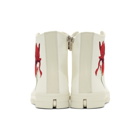 Alexander McQueen Off-White Iris High-Top Sneakers