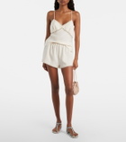 Posse Perla lace-trimmed shorts