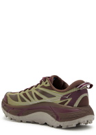 Hoka Mafate Speed 2 Panelled Mesh Sneakers Burgundy