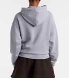 JW Anderson Cropped cotton hoodie