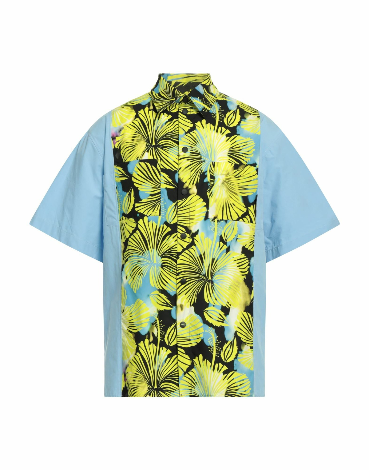 Msgm Mens Shirt Light in Blue