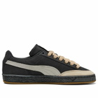 Puma Men's x Nahmias Suede 'Vintage Black' Sneaker in Flat Dark Gray/Vapor Gray/Honey Butter