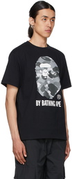 BAPE Black & Grey Color Camo 'By Bathing Ape' T-Shirt