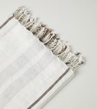 Brunello Cucinelli - Striped linen-blend beach towel