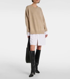 Stella McCartney Layered virgin wool sweater