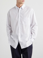 Lardini - Striped Cotton Shirt - White