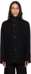 LEMAIRE Black Boxy Coat