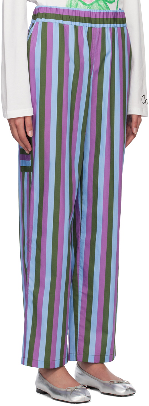 Caro Editions Blue Fleur Trousers