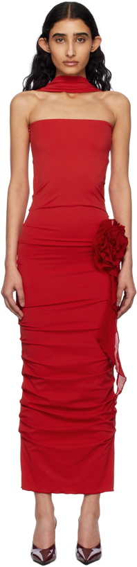 Photo: Fancì Club Red 'The Red Horse' Midi Dress