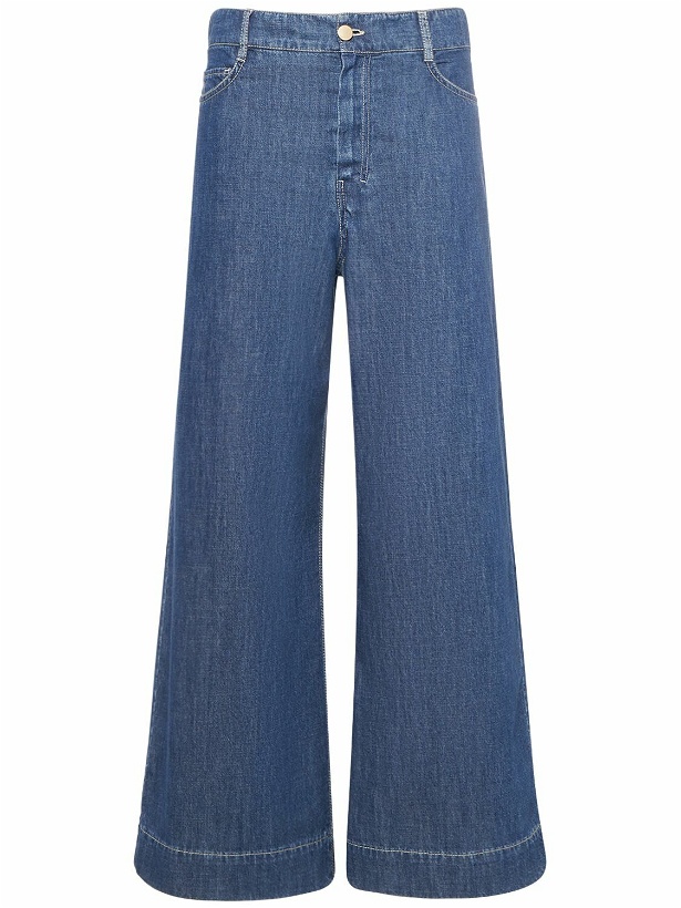 Photo: 'S MAX MARA Zendaya Cotton Denim Straight Jeans