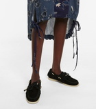 Alanui - x Sebago® Docksides suede moccasins