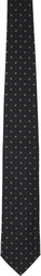 Sunflower Black Silk Tie