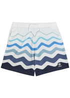Sandbanks Striped Cotton Shorts Blue