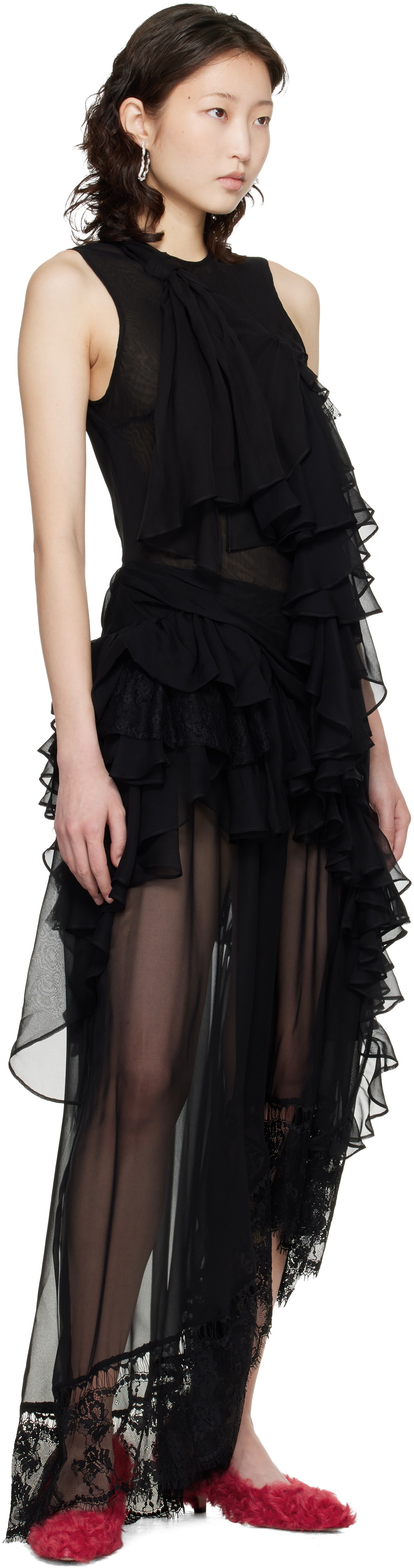 Collina Strada Black Angelica Maxi Dress