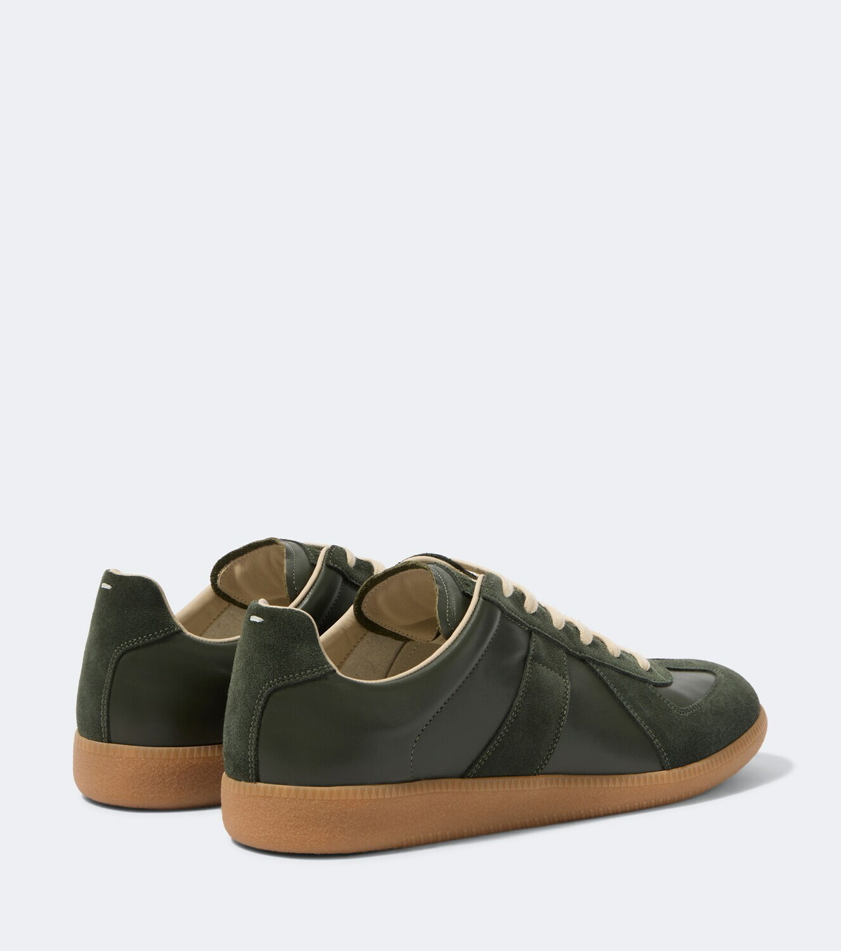 Maison Margiela Replica leather and suede sneakers