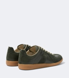 Maison Margiela Replica leather and suede sneakers