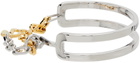 Givenchy Silver & Gold 'G' Link Mixed Bracelet