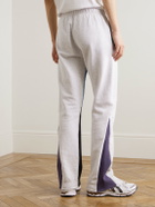 Gallery Dept. - Logo-Print Paint-Splattered Cotton-Jersey Sweatpants - Gray