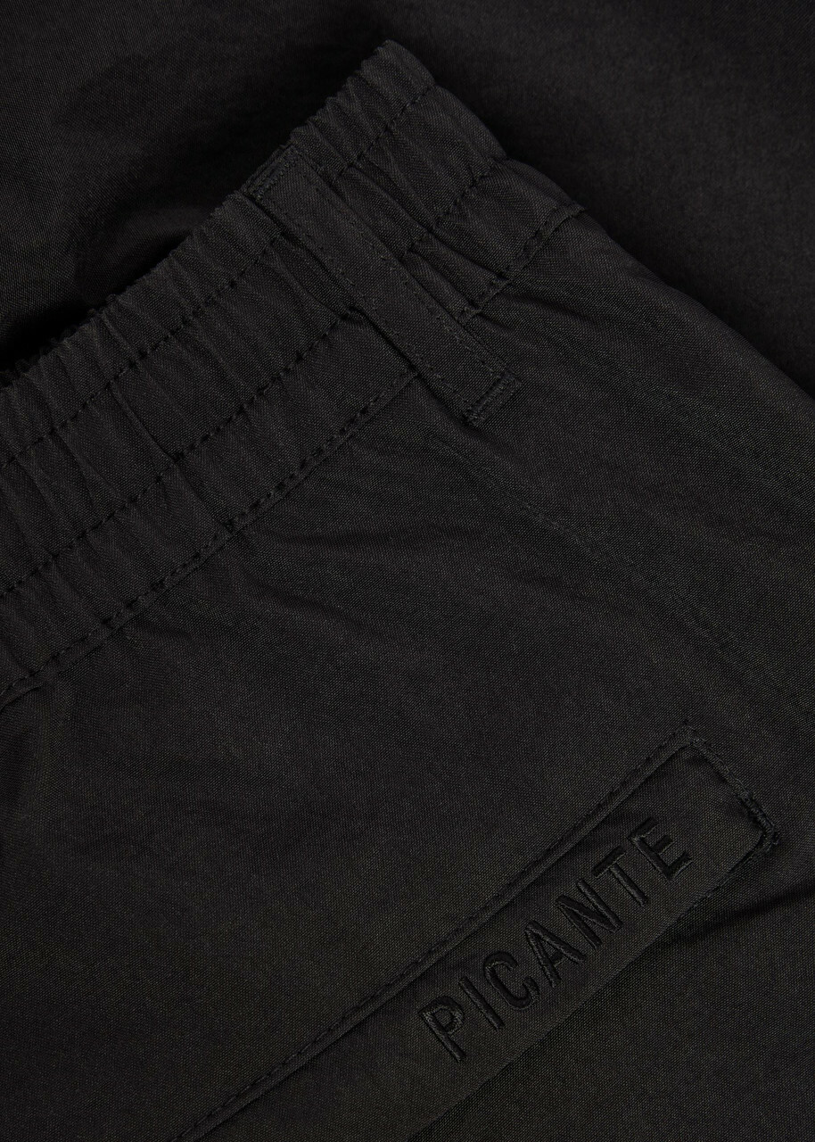 Picante Pleated Shell Shorts Black