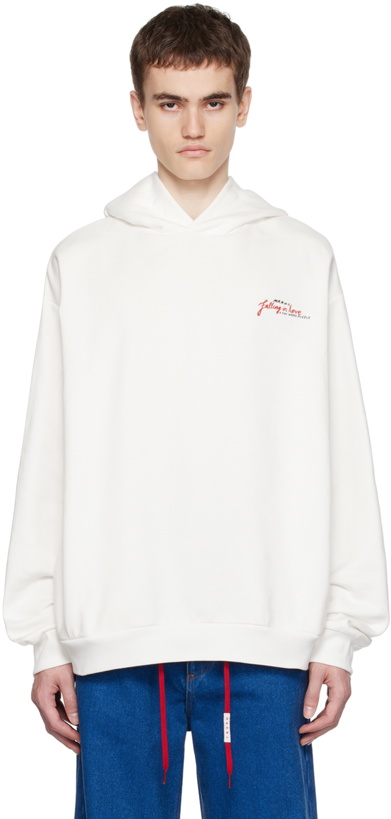 Photo: Marni White Printed Hoodie