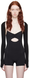 Frankies Bikinis Black Kate Cardigan