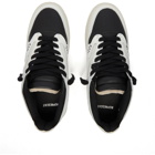 Represent Men's Reptor Leather Sneakers in White Black
