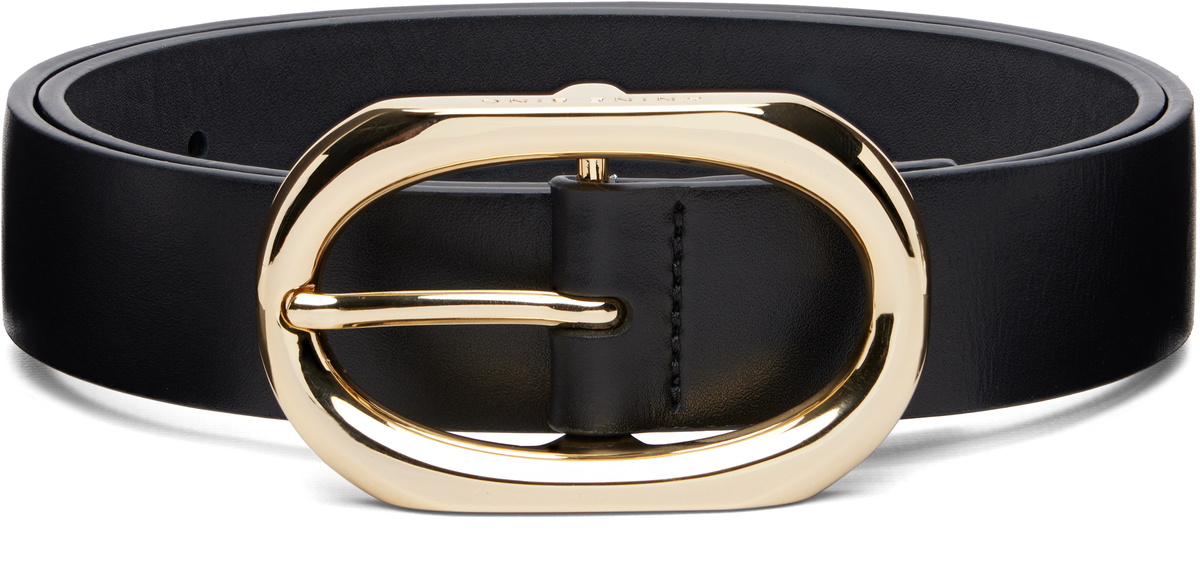 ANINE BING Black Signature Link Belt
