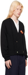 Bode Black Double-Breasted Cardigan