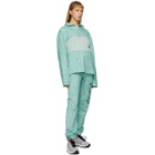 NAPA by Martine Rose Green B-Holywell Half-Zip Pullover