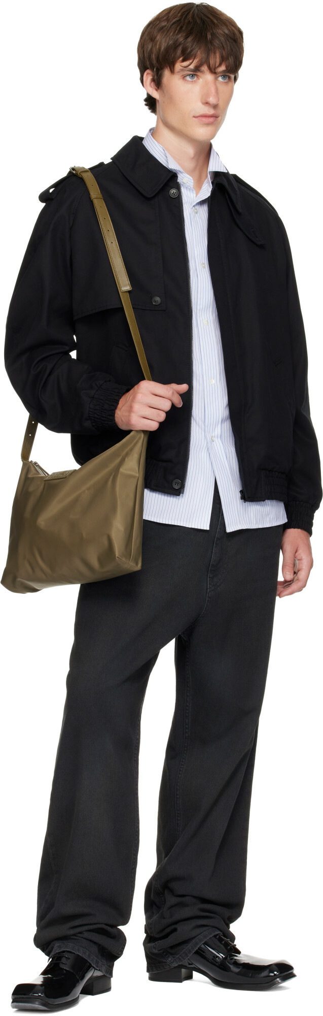 MM6 Maison Margiela Khaki Numeric Crossbody Bag