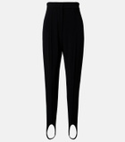 Stella McCartney High-rise jersey stirrup leggings