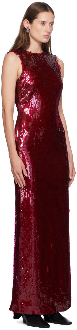 16Arlington Burgundy Simm Gown Maxi Dress