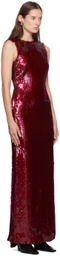 16Arlington Burgundy Simm Gown Maxi Dress
