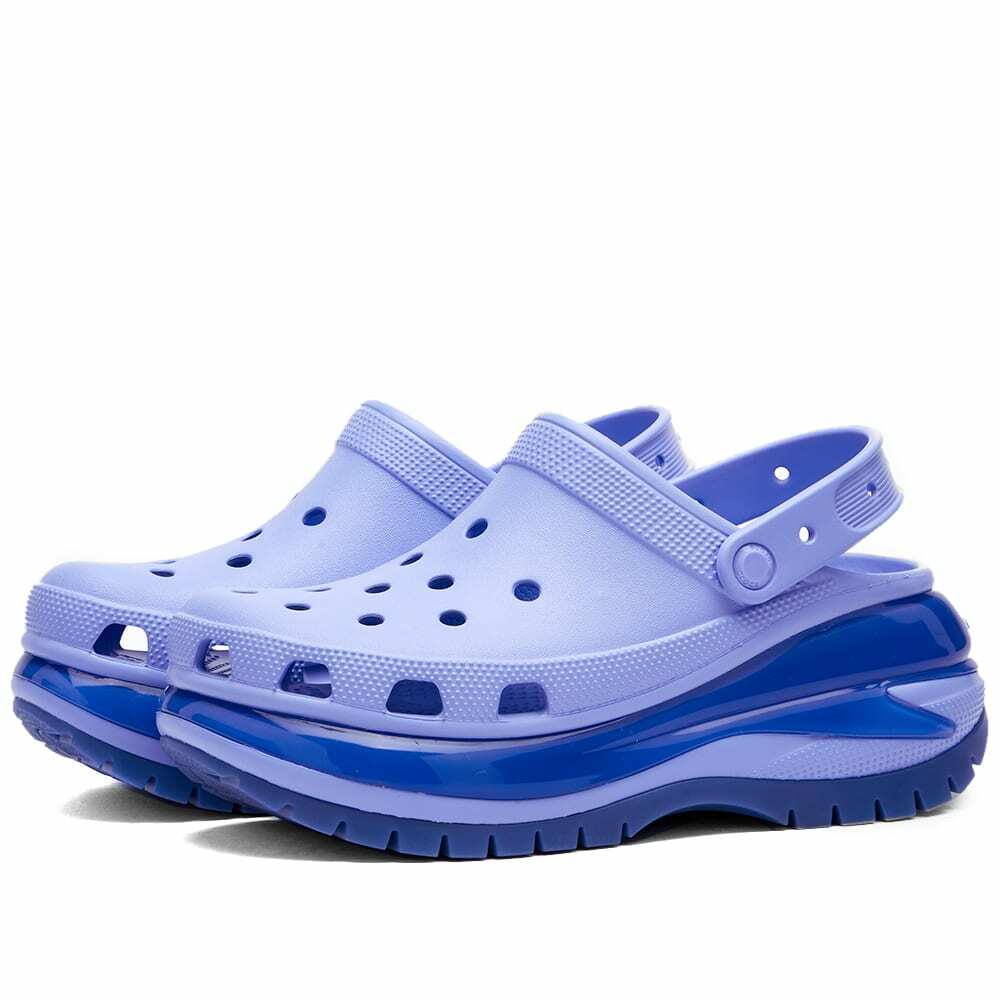 Crocs Women's Classic Mega Crush Clog in Moon Jelly Crocs