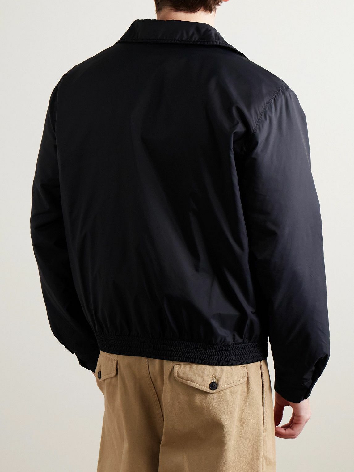 Noah - Nylon Blouson Jacket - Blue Noah NYC