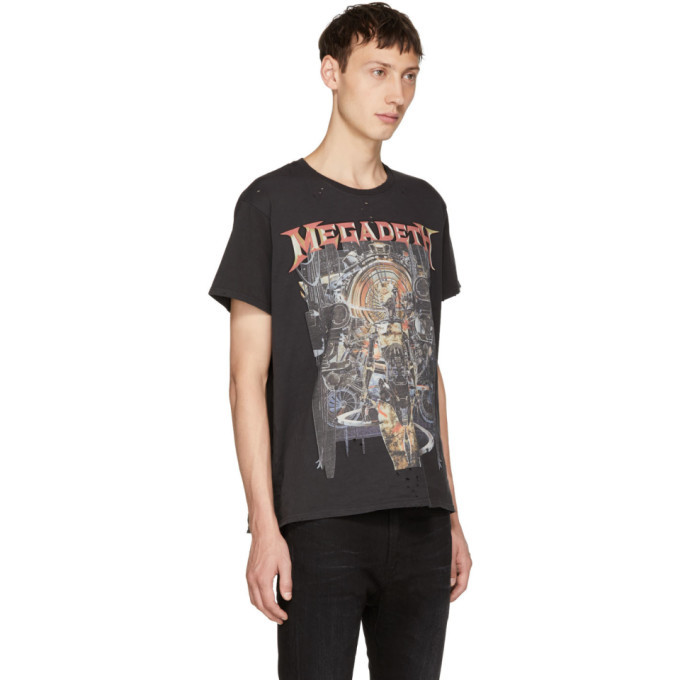 R13 Grey Megadeth T Shirt R13