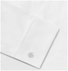 Gucci - GG Marmont Burnished Sterling Silver Cufflinks - Silver