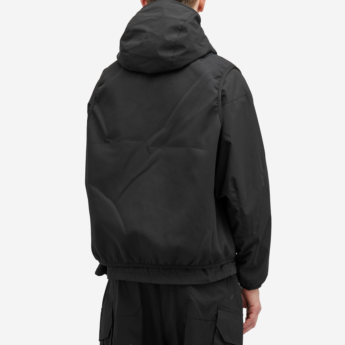 Poliquant Men's Layering Jackcet with Built In Vest in Black