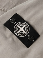 Stone Island - Logo-Appliquéd Cotton and Lyocell-Blend Canvas Jacket - Gray