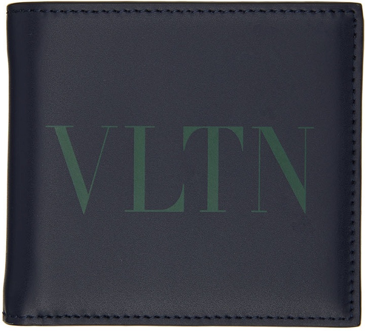 Photo: Valentino Garavani Navy VLTN Wallet