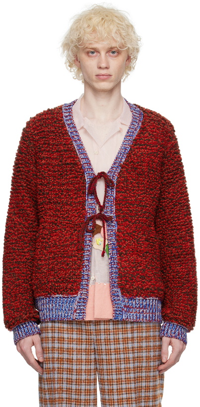 Photo: Bode Red Trekking Loop Cardigan