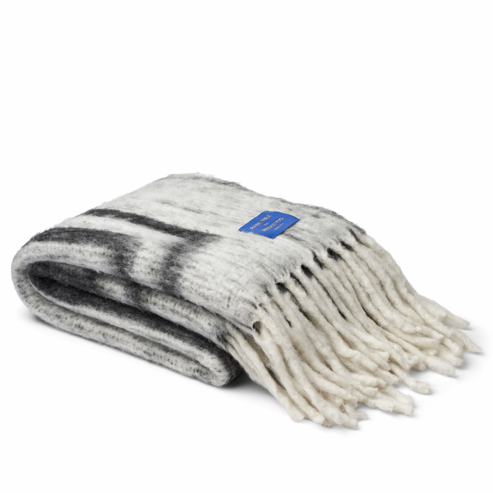 Photo: Bongusta Weekend Plaid Blanket in Cream/Ink 