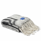 Bongusta Weekend Plaid Blanket in Cream/Ink 