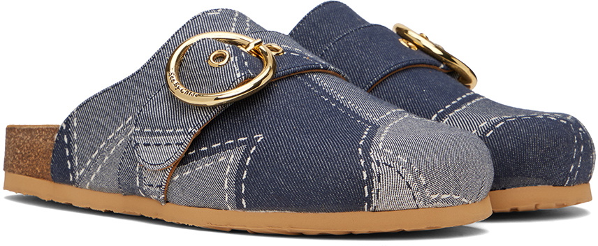 See by Chloé Blue Joei Slippers