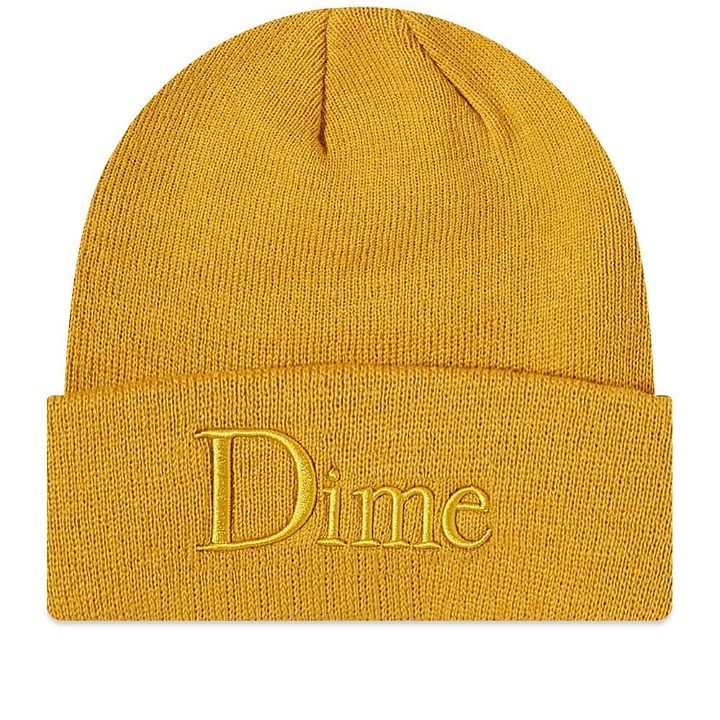 Photo: Dime Men's Classic 3D Logo Beanie in Mimosa