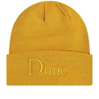 Dime Men's Classic 3D Logo Beanie in Mimosa