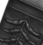 Alexander McQueen - Embossed Leather Cardholder - Black